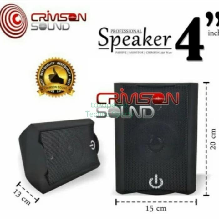 Speaker Pasif JBL 3.5 Inch cocok buat karaoke music bisa di gantung - CrimsonCr402