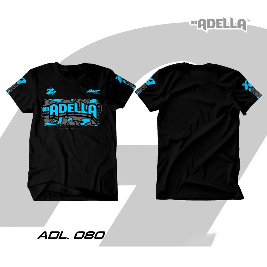 Fashion Style Hot Unisex Adella Music Unisex ADELLA Amc Music Comunity Katun Baju T-Shirt