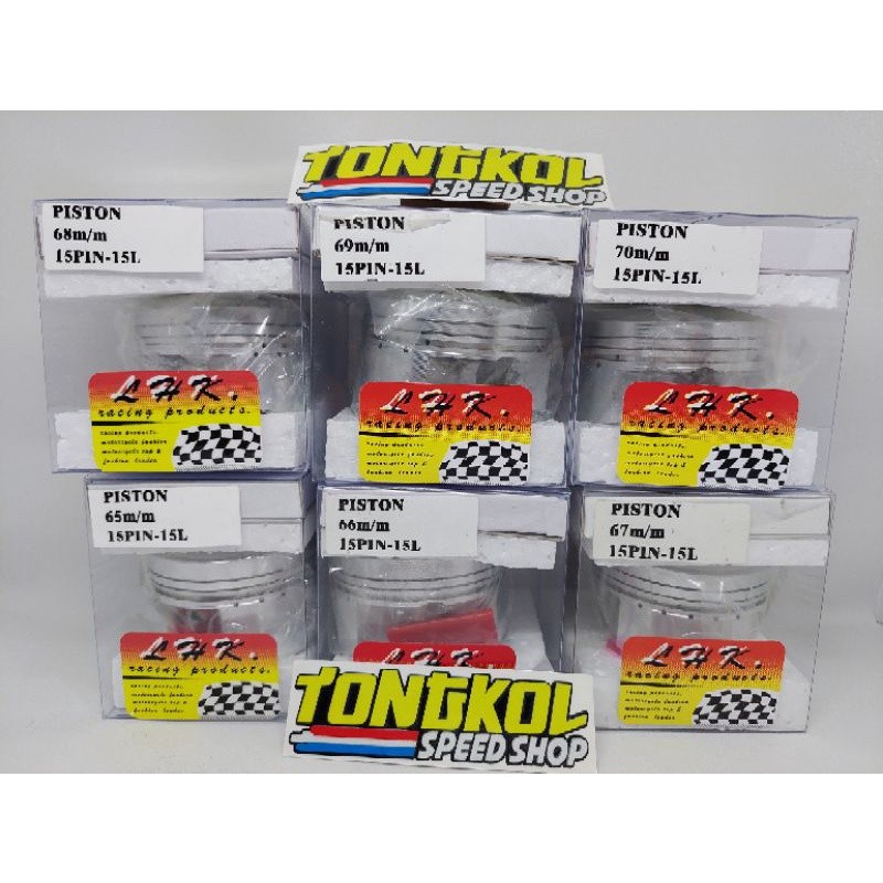 PISTON LHK PIN 15 UKURAN 65,66,67,68,69,70,71,72,73,74,76,77,78MM ORIGINAL THAILAND