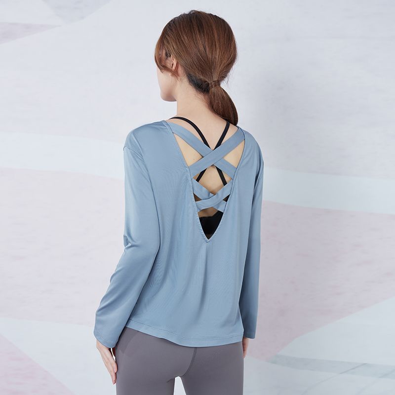 Women's Loose Fit Elegant Backless Yoga Top