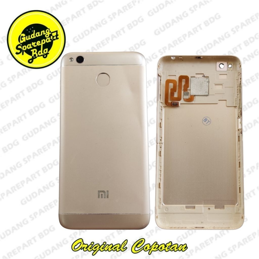 Backdoor Tutup Belakang Finggerprint Redmi 4x Second Copotan