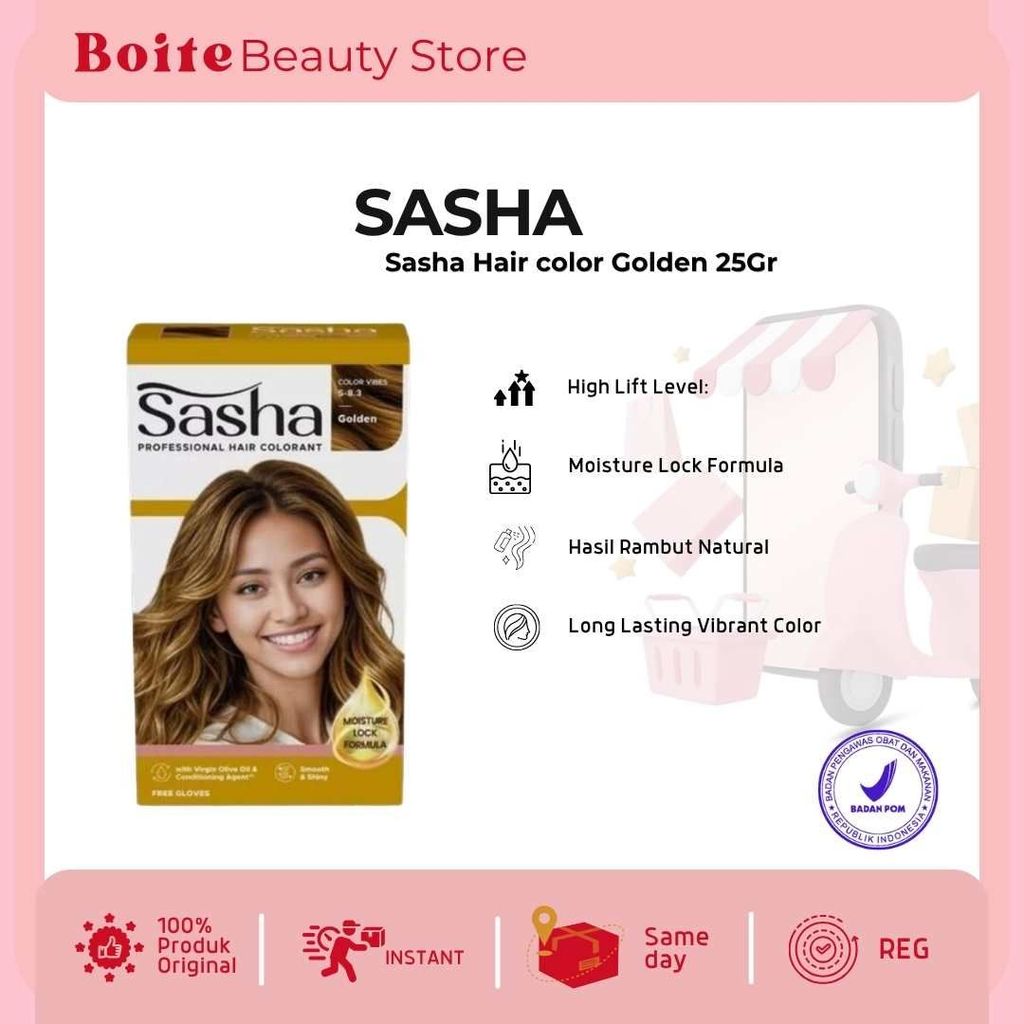 Sasha Hair color  Golden 25Gr Box-2 72 X 25 Gr