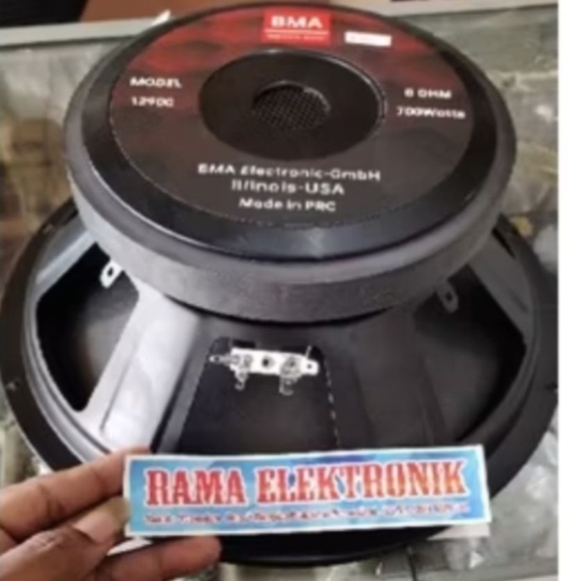 SPIKER SPEAKER BMA 12900 SPEAKER BMA 12900 12 INCHI COIL 3 INCHI MIDLOW SUB BMA 12 900 bma