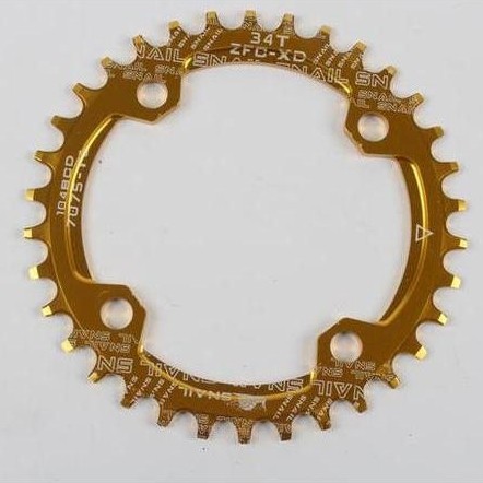 Snail Chainring 34T BCD 104 Chain ring Narrow Arm Crank BCD 104mm sepeda