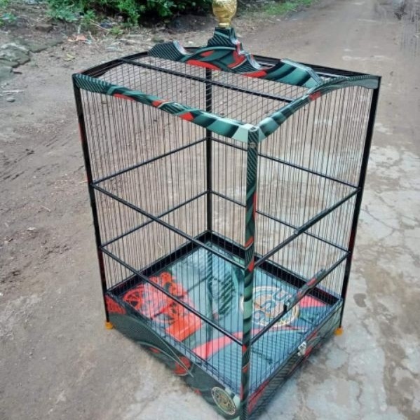 Sangkar Ambrukan Diamond Tiang Segitiga Mentahan