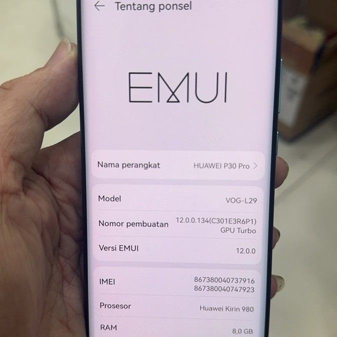 Huawei p30 pro 8/256gb bekas resmi