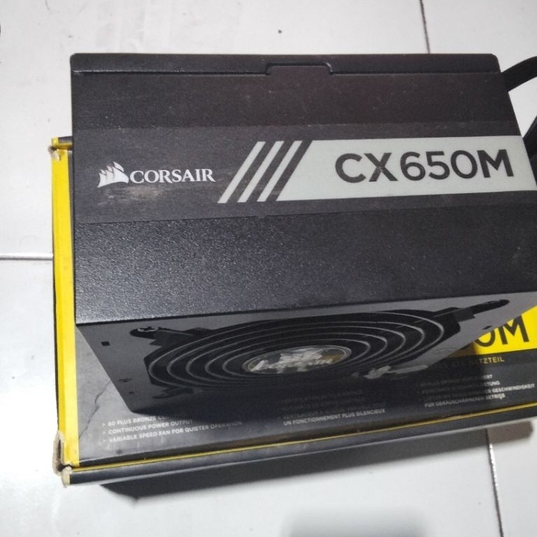 psu Corsair cx650m semi modular 80+ bronze