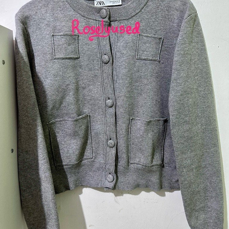 Cardigan Zara Grey Original