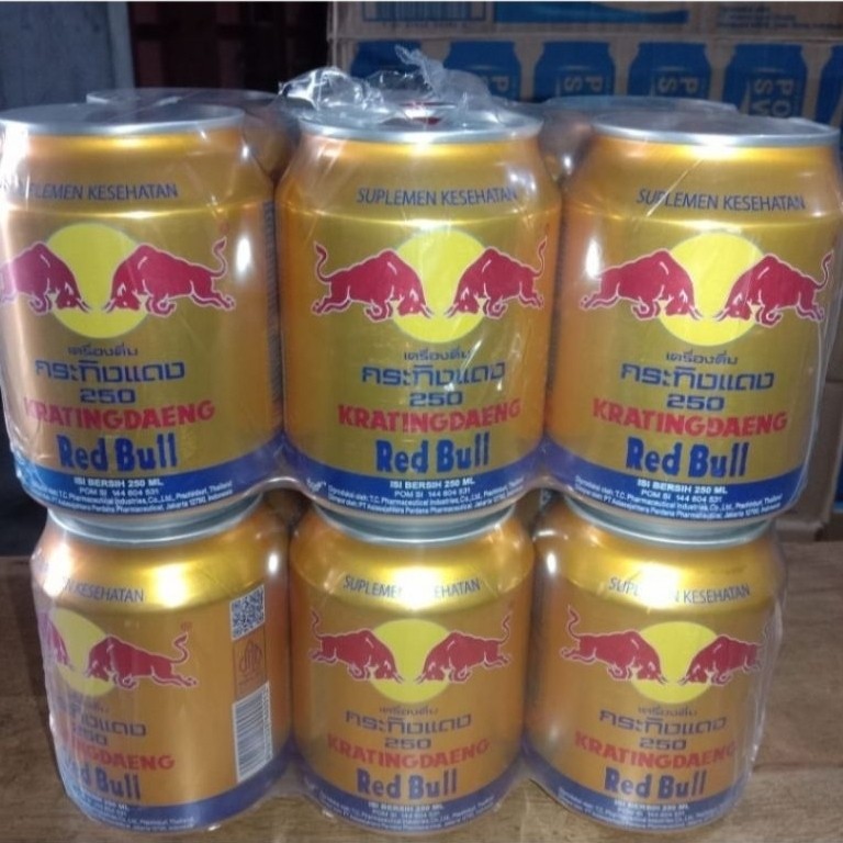 KRATINGDAENG REDBULL KALENG (1krat/6btl)