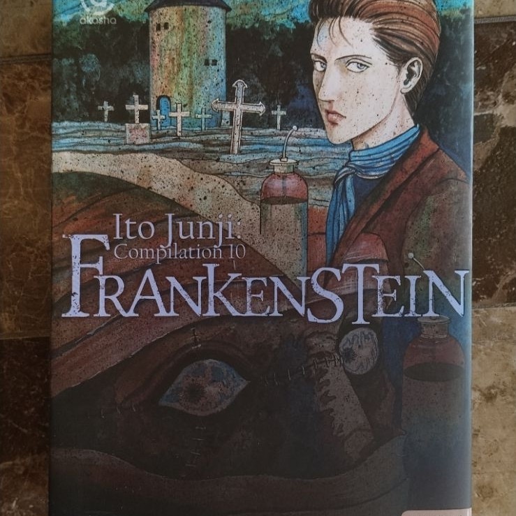 preloved komik misteri Ito Junji Compilation 10 "Frankenstein" (Original) bonus poster