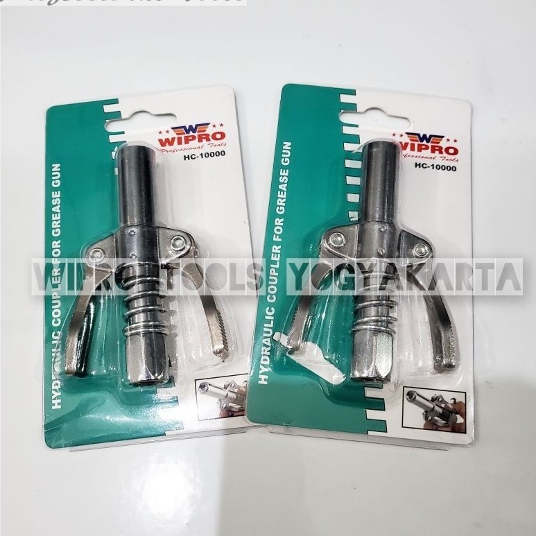 Wipro Hydraulic Coupler For Grease Gun HC-10000 - Alat Aplikasi Gemuk Grease Gun - Kepala Grease Gun