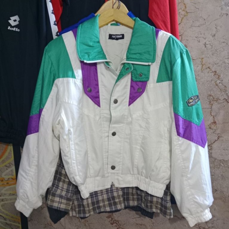 jaket vintage racing point square