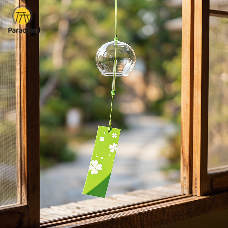 Paradised Lonceng Angin Kaca Wind Bells Hiasan Untuk Hadiah Lonceng Angin Kaca Gantung Angin