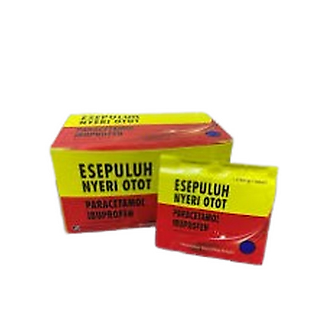 ESEPULUH NYERI OTOT 1 CATCH COVER @ 1 STRIP @ 4 TABLET