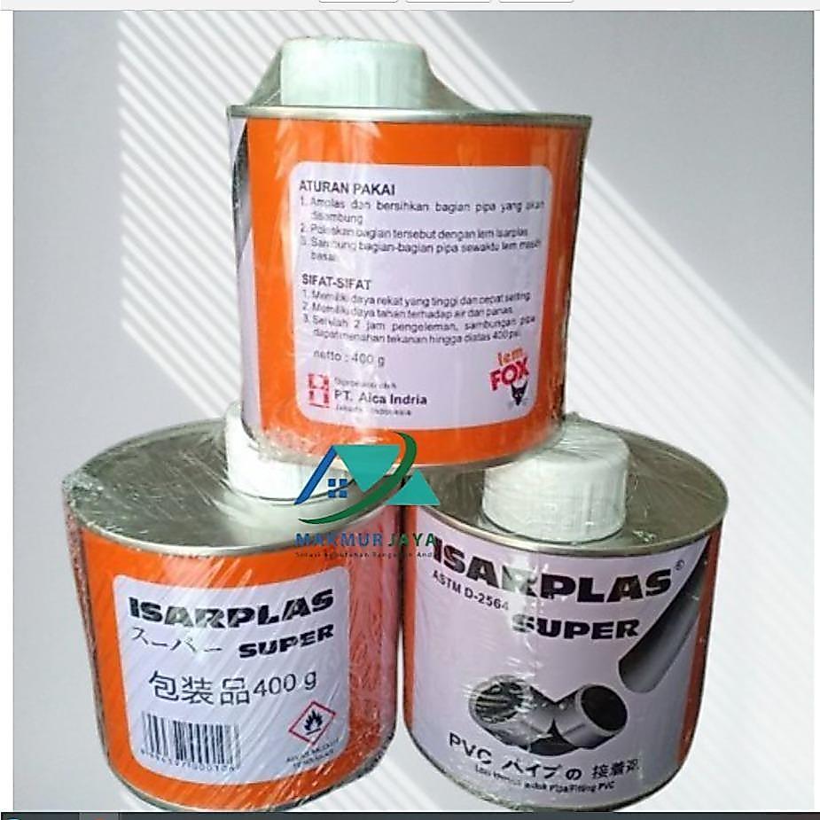Lem Isarplas Kaleng 400 gram / lem PVC Isarplas / lem Pipa pvc