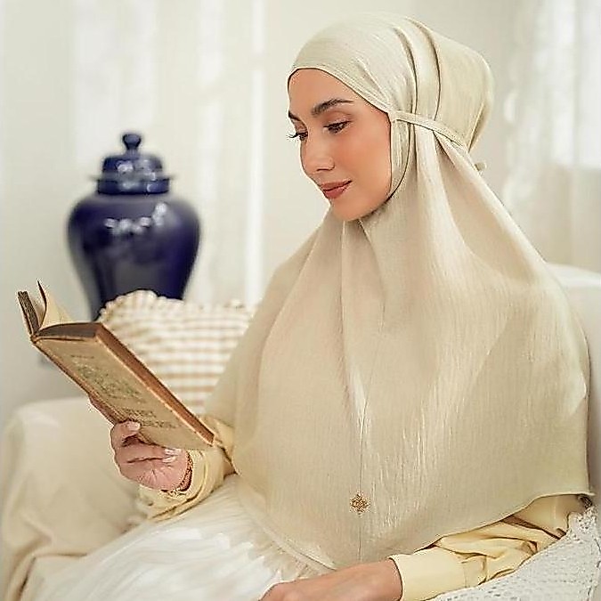 Heaven Lights - Aluna Bergo - Hijab Bergo Polos Wanita