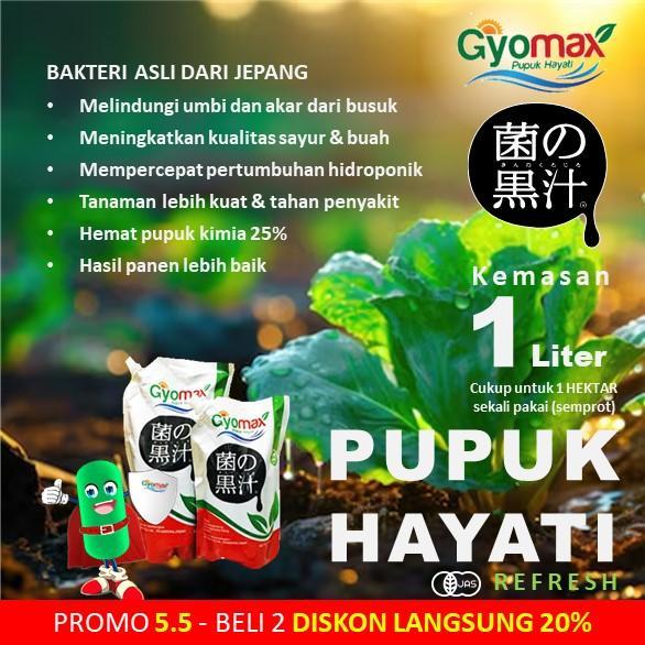 PROMO  Pupuk hayati GYOMAX Kemasan 1 Liter