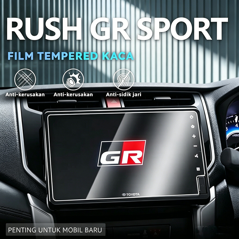 Luxevex tempered glass  Rush GR Sport 2023 7 Inch Tempered Glass Pelindung Layar Navigasi Anti Gores