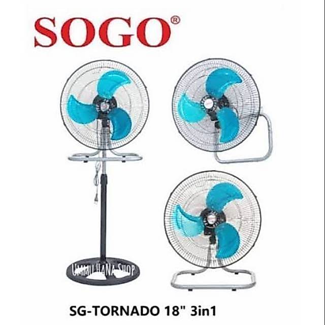 KIPAS ANGIN 3 IN 1 Sogo BESI 18in SG-1803