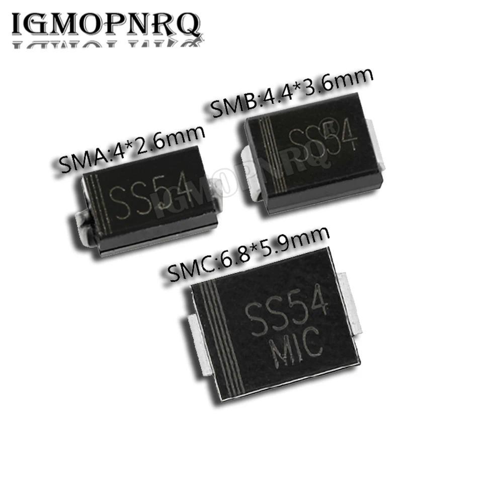 50 Buah Dioda Schottky SMB SS24 SS26 SS34 SS54 SS56 SMC SS34 SS54 SS56 Dioda SMD