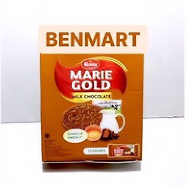 Roma Marie Gold Milk Chocolate 1 Pak Box 12 Sachet Pcs Coklat Dus