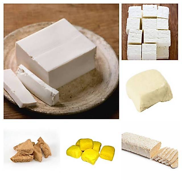Tahu Sutra, Tahu Potong, Tahu Cina Besar, Tahu Kuning Bandung, Tahu Coklat, Tempe