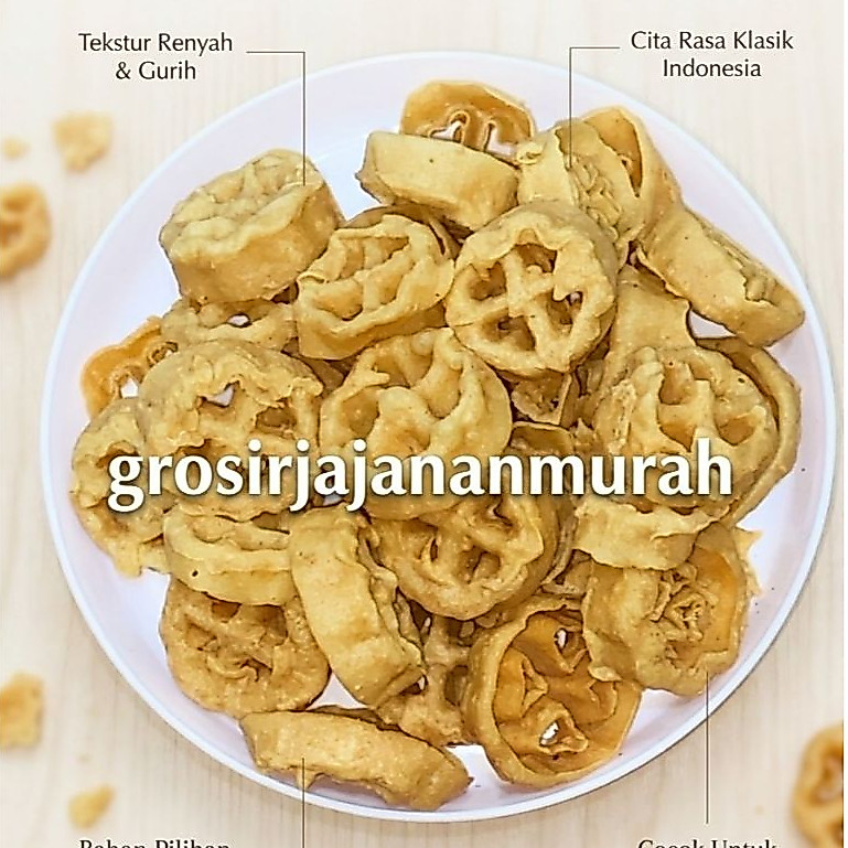 KUE SEROJA MINI KUE KEMBANG WIJEN GOYANG ASIN / MANIS / SNACK SAROJA CEMILAN JADUL / JAJANAN MURAH