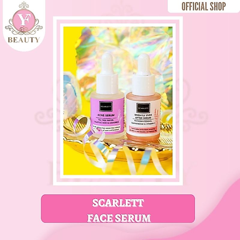 ✨YF BEAUTY ✨ SCARLETT FACE SERUM | BRIGHTLY EVER AFTER SRUM | ACNE SERUM | GLOWTHENING SERUM |  BALI