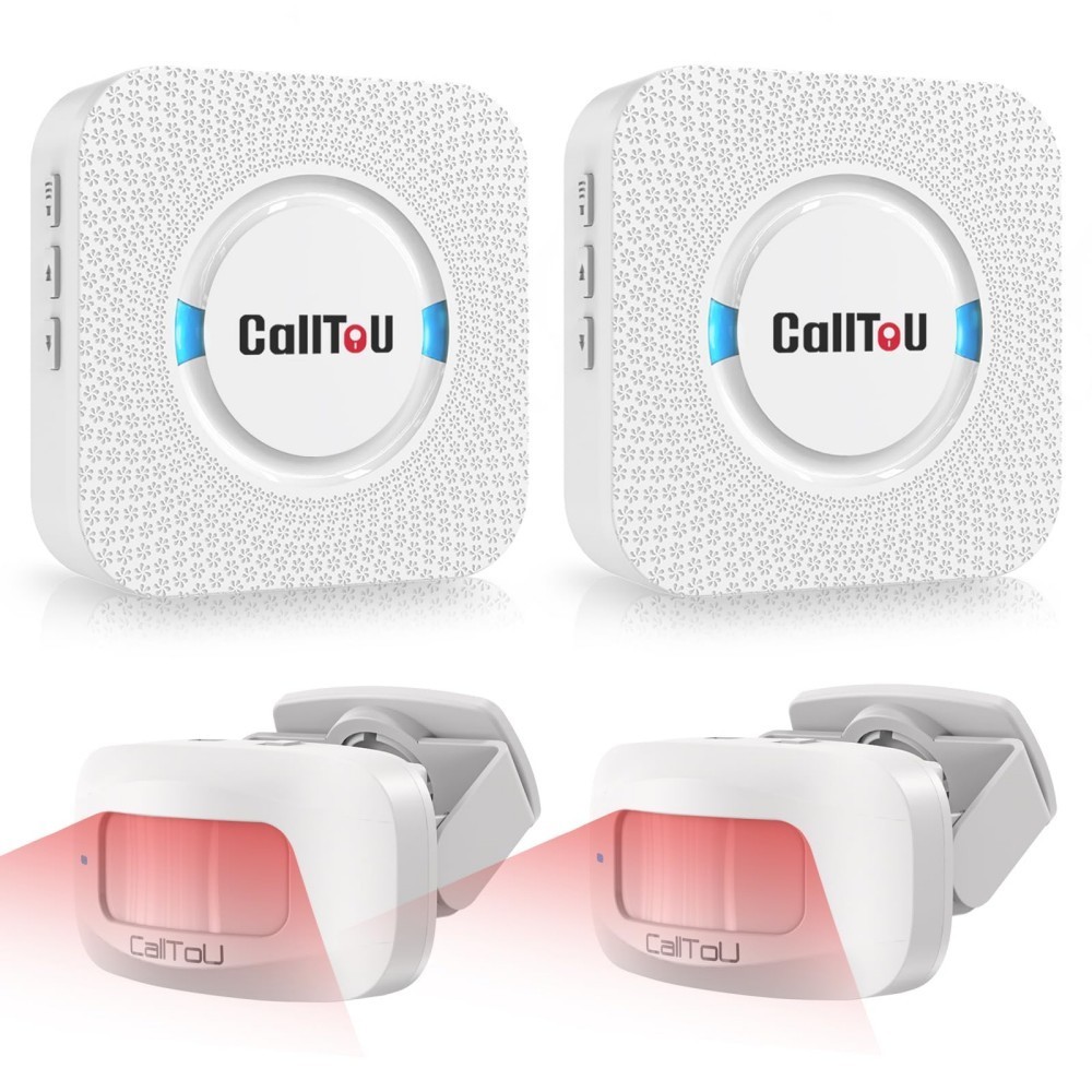 (MIDZY_) CallToU Bel Sensor Gerak Untuk Toko Bel Pintu Sensor Motion Sensor Gerak Infrared Otomatis 