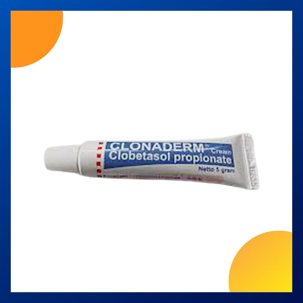 CLONADERM 0.05% CREAM 1 TUBE @ 5 G