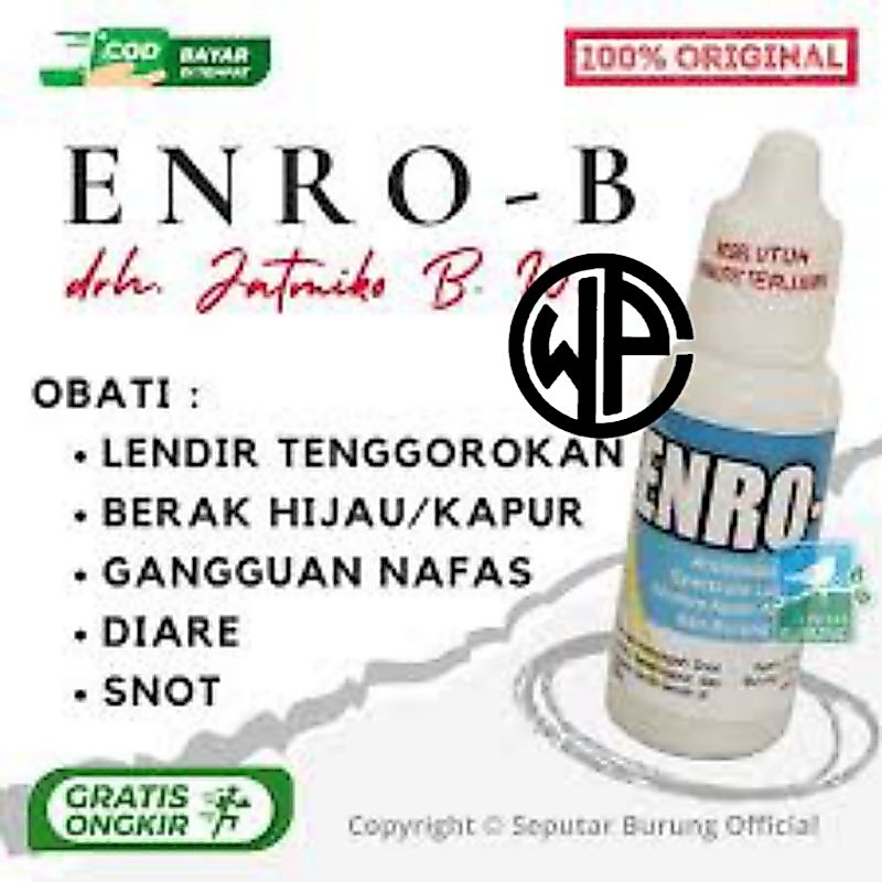 ENRO-B ENRO B antibiotik burung dan obat snot crd ngorok pernafasan
