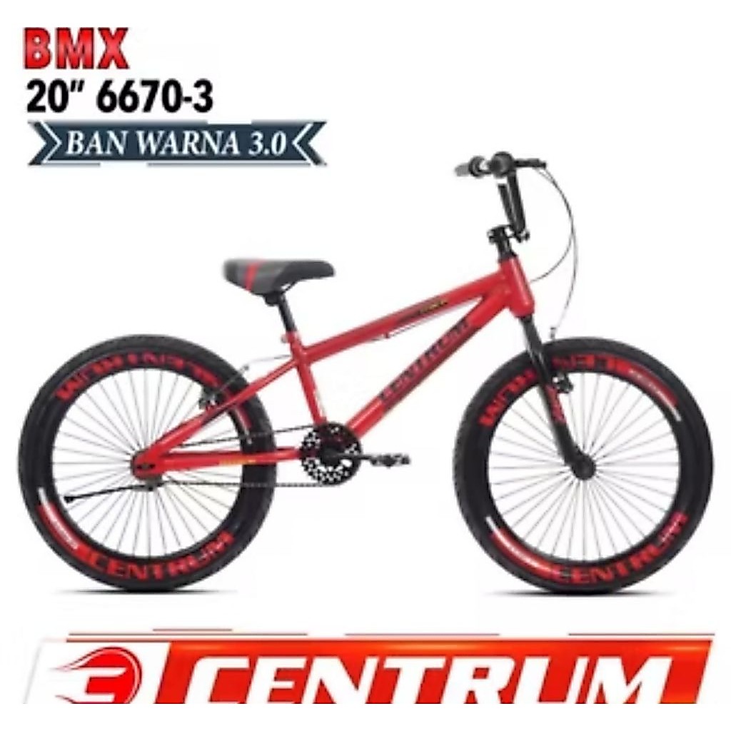 SEPEDA BMX 20 CENTRUM BAN 3.0 REM V BRAKE
