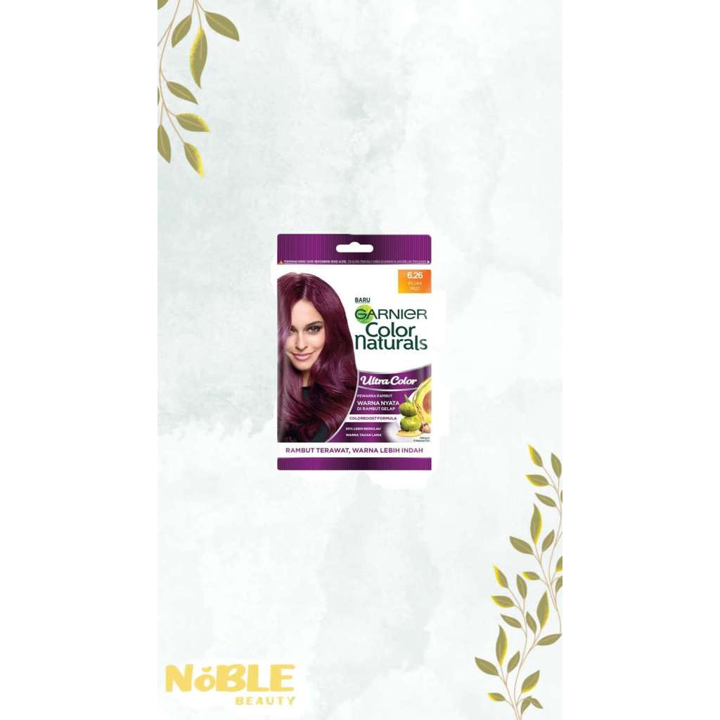 Garnier hair color sachet 6.26 plum red