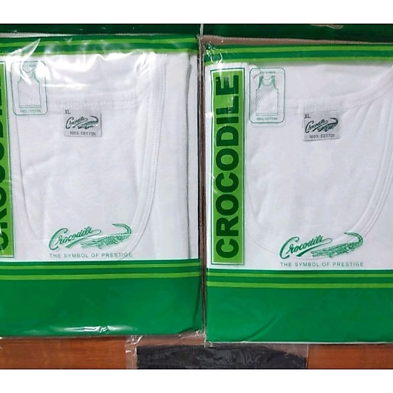 3pcs SINGLET PRIA MEREK CROCODILE POLOS/Kaos kutang pria crocodile polos/Kaos dalam pria berkualitas