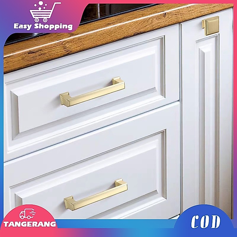 Handle Pintu Lemari Gold Tarikan Lemari Dapur Minimalis Gagang Pintu Lemari Handle Laci Gold