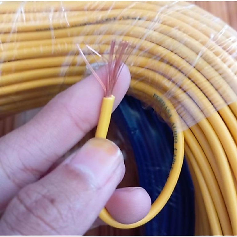 PER METER Kabel Perdana serabut warna size 1,5mm² kabel 1,5 perdana audio biru kuning hitam