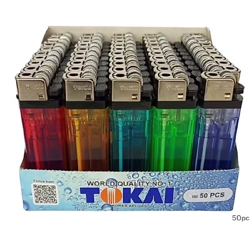 Korek Api Gas TOKAI 1 Box isi 50 Pcs