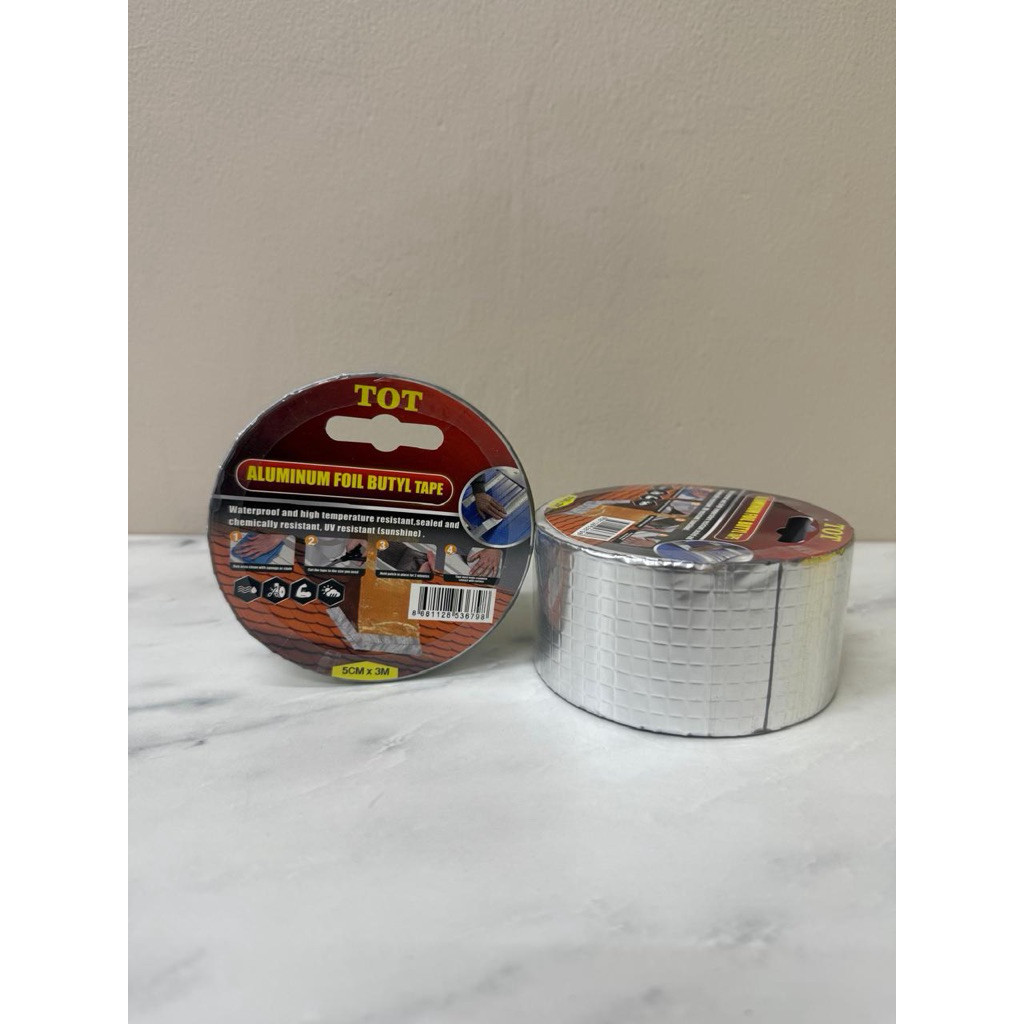 TOT Lem seng / LEM talang seng Genteng  Atap Anti bocor Serbaguna TOT 2” inch