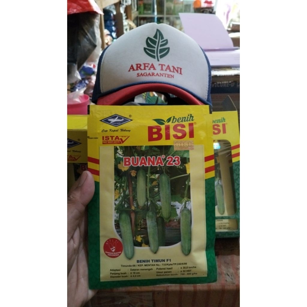 Benih Timun BUANA 23 20 Gram Asli Kemasan Pabrik