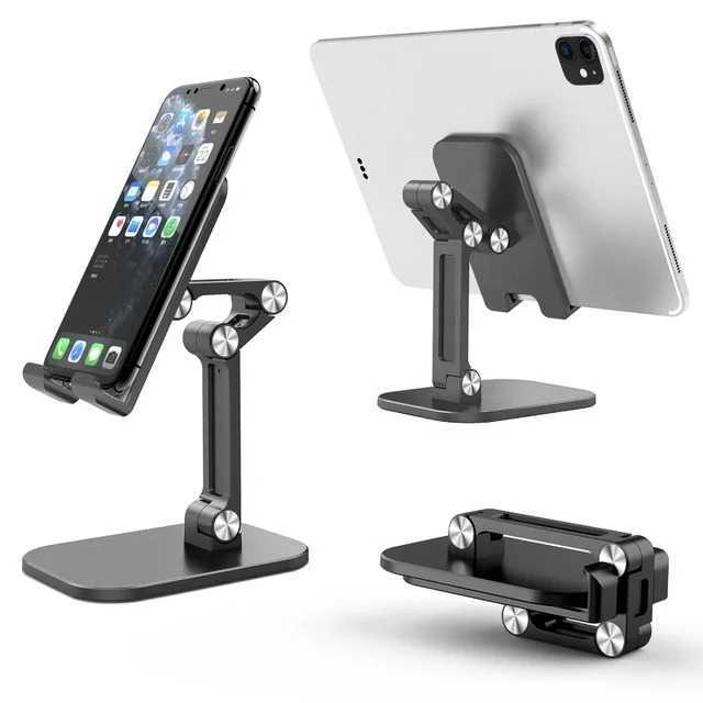 COD Stand Holder Dudukan Tempat HP Smartphone Tab Tablet 4 – 12.9 Inch Di Meja Lantai Model Lipat Fl