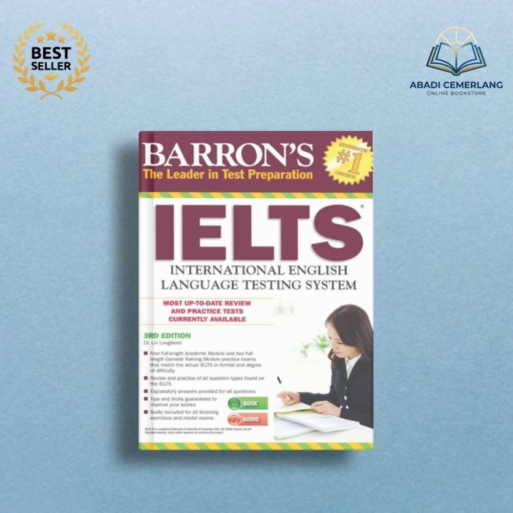 Buku Barron’s IELTS: International English Language Testing System (3rd Edition)