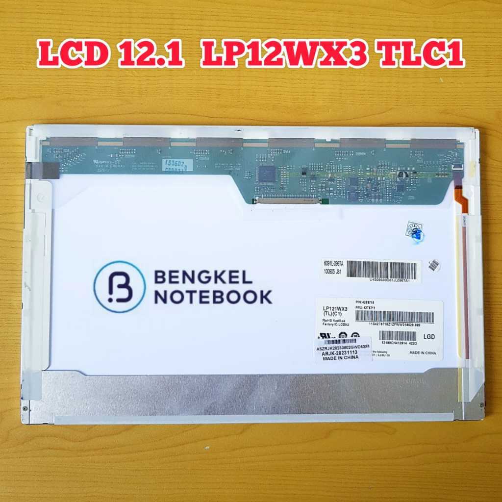 LCD 12.1" LED IBM LENOVO X201 X200 LP121WX3 TLC1 B121EW09 V.3 LTN121AT07 30Pin Socket Besar