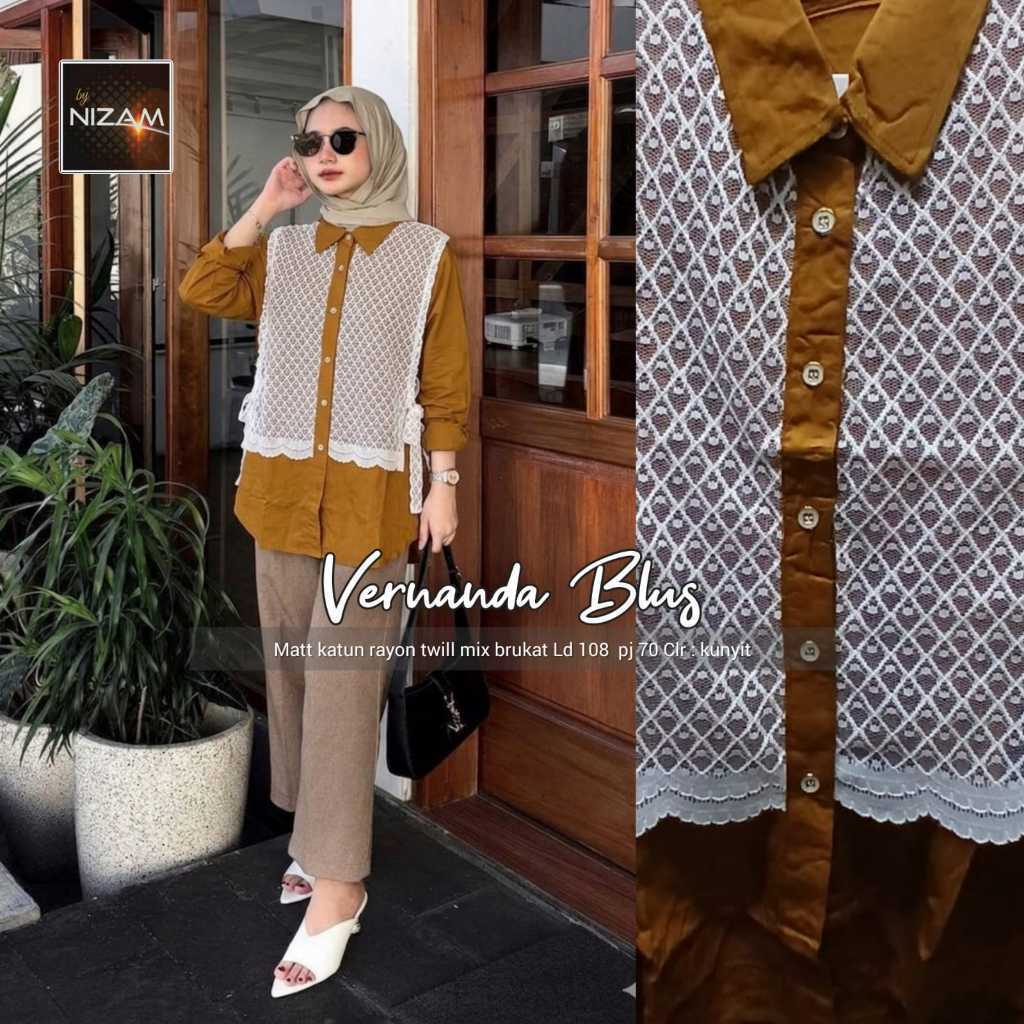 2305     VERNANDA BLOUSE by NIzAM FASHION