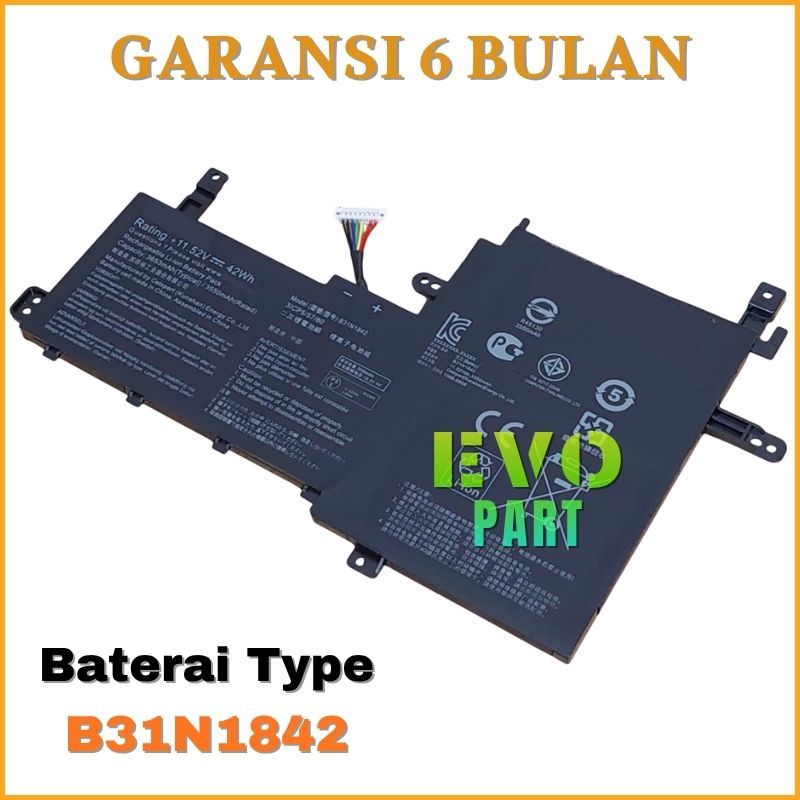 Baterai Laptop Asus VivoBook 15 M513U M513UA M513 M513I M513IA B31N1842 42Wh -NEW