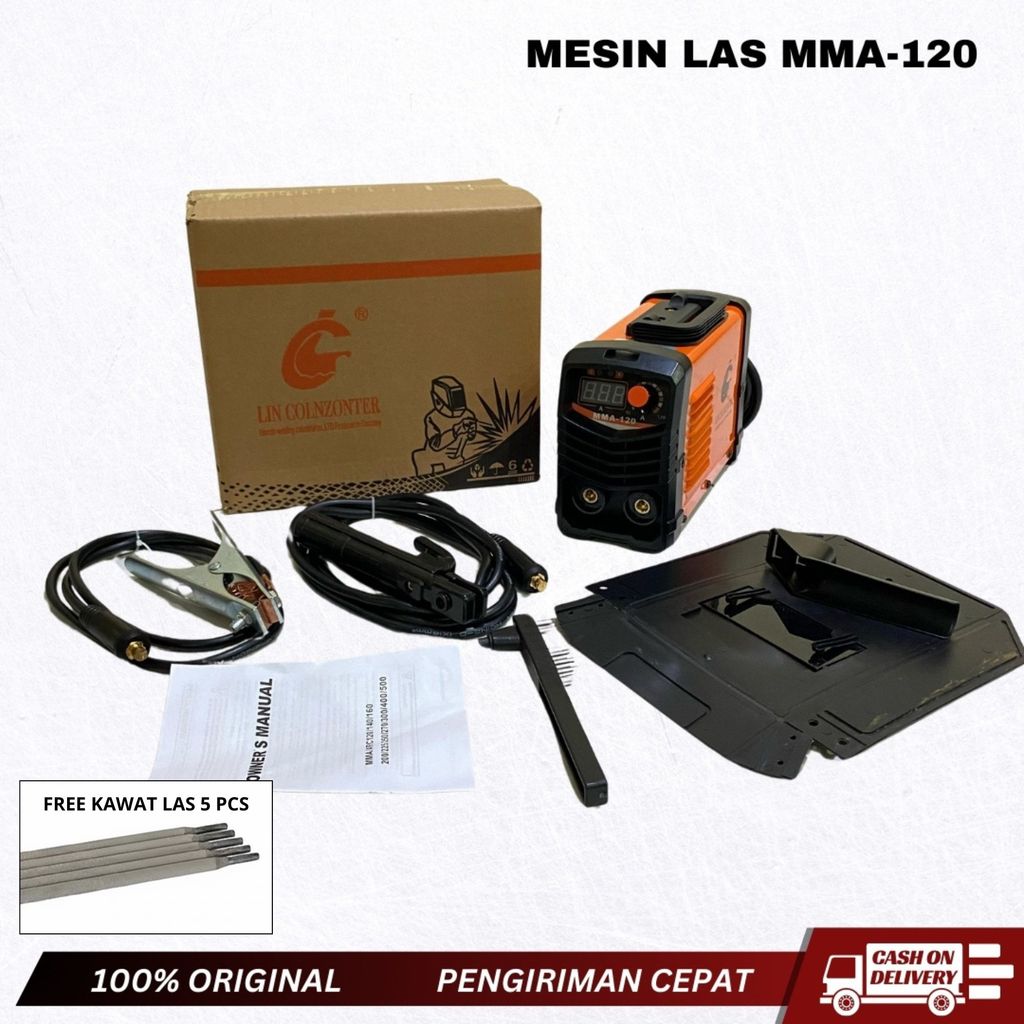 MESIN LAS MMA-120 ALAT LAS BESI MINI 450W TRAVO LAS