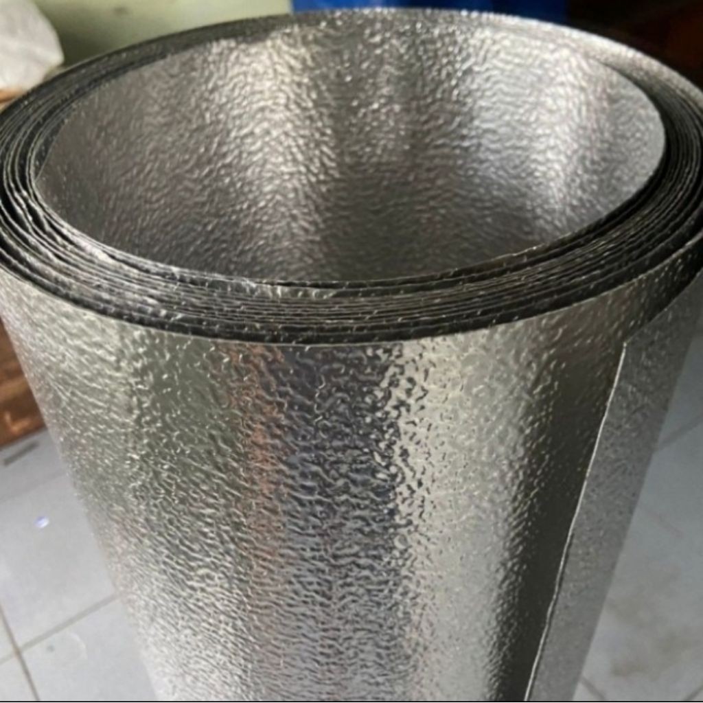 Seng Aluminium Talang Motif Kulit Jeruk 0,2mm