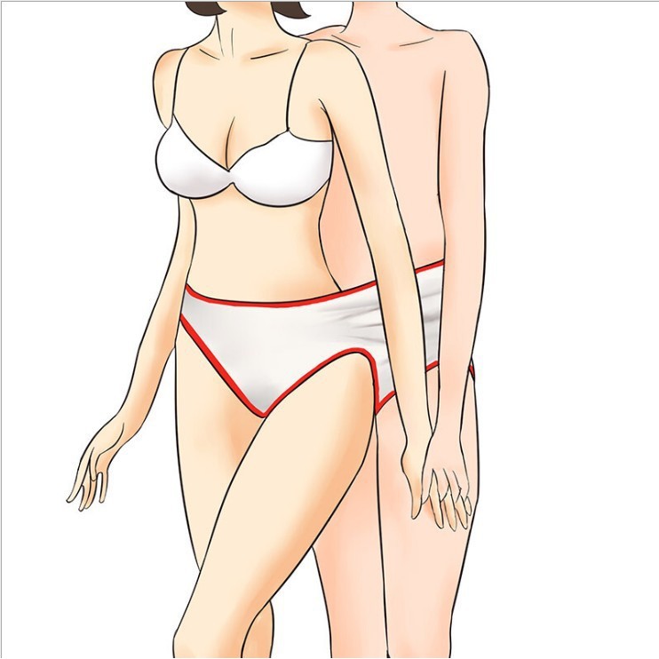 Couple's underwear, double underwear, couple's one-piece lingerie