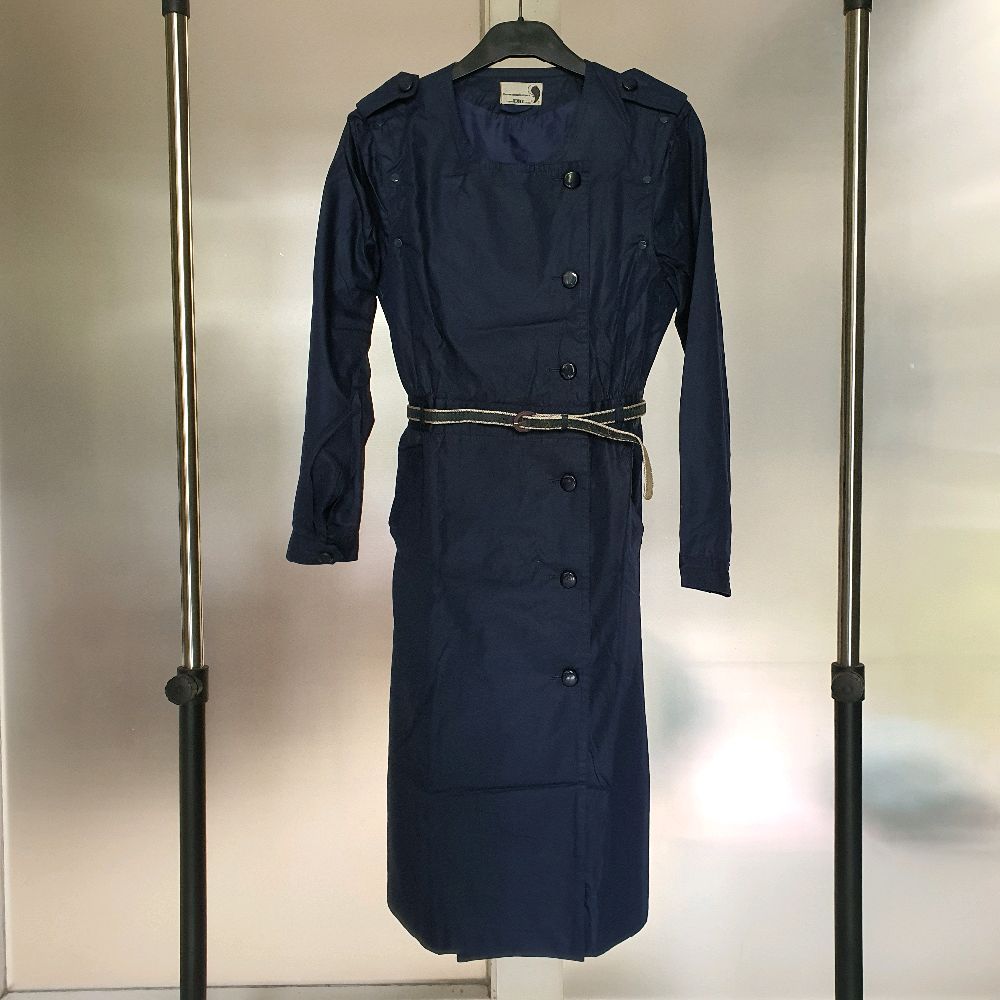 N baju wanita dress formal jadul lawas vintage biru tua navy preloved second gaun Panjang Pesta Dewa