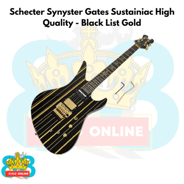Schecter Synyster Gates Sustainiac High Quality - Black List Gold