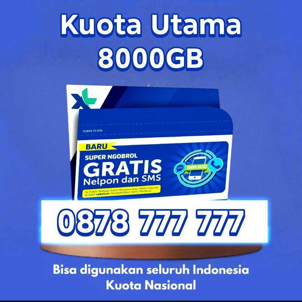 Promo Kartu Cantik XL Bonus kuota 8000GB Berlaku Seluruh wilaya indonesia